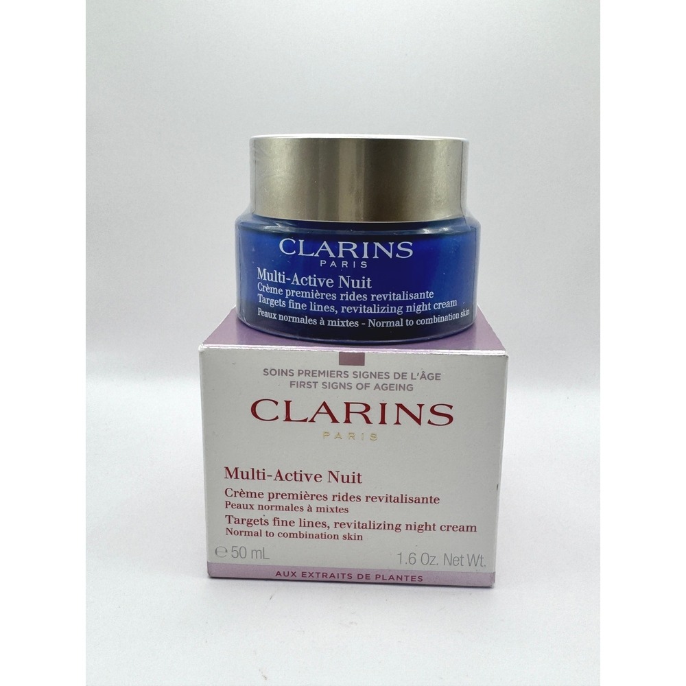 Clarins Multi-Active Nuit Revitalizing Night Cream 1.6oz NEW